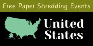 free paper shredding events in florida